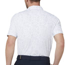 Callaway Trademark Chev Print Polo Shirt - Bright White