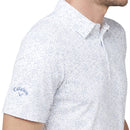 Callaway Trademark Chev Print Polo Shirt - Bright White