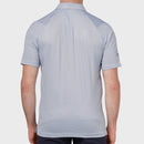 Callaway Trademark Ombre Chev Print Polo Shirt - Bright White
