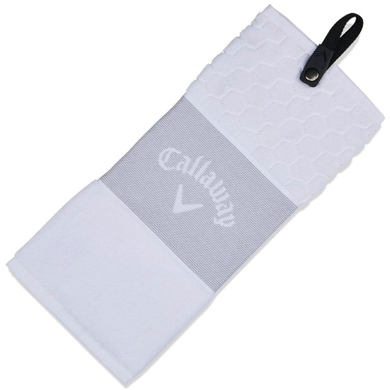 Callaway Trifold Towel - White