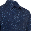 Callaway Zodiac Novelty Print Polo Shirt - Mazarine Blue Heather