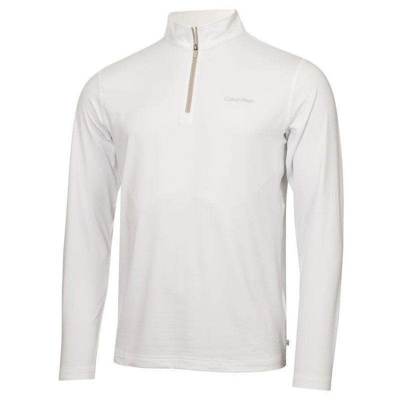 Calvin Klein Newport Half Zip Pullover - White