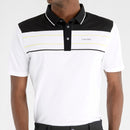 Calvin Klein Blackwater Polo Shirt - White/Yellow