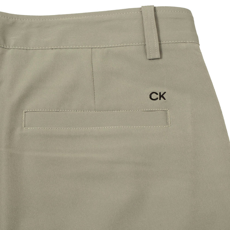 Calvin Klein Bullet Regular Fit Stretch Shorts - Cameo Green