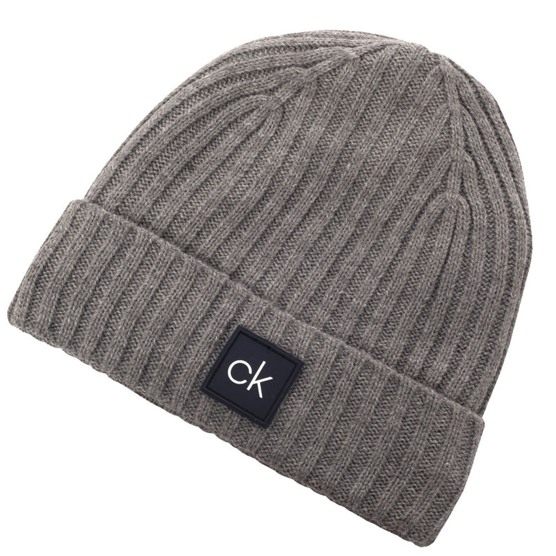 Calvin Klein Chunky Knit Beanie - Grey Marl