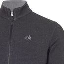 Calvin Klein Columbia Full Zip Sweater - Charcoal Marl