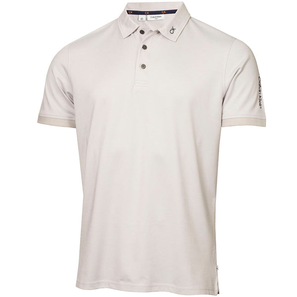 Calvin Klein Concord Polo Shirt - Pale Silver Marl
