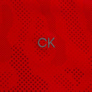 Calvin Klein Course Print Polo Shirt - Cardinal Red