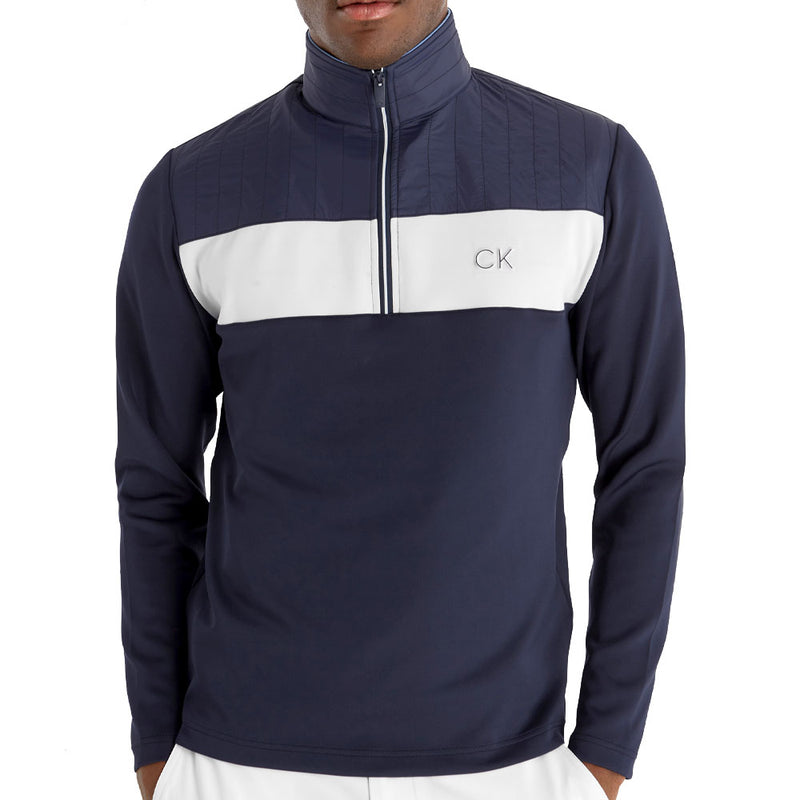 Calvin Klein Danvers 1/4 Zip Pullover - Navy