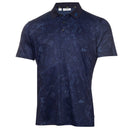 Calvin Klein Grunge Print Polo Shirt - Navy