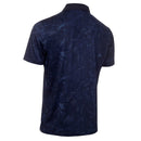 Calvin Klein Grunge Print Polo Shirt - Navy