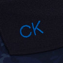 Calvin Klein Grunge Print Polo Shirt - Navy