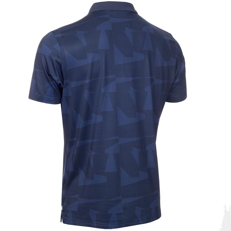 Calvin Klein Hexta Printed Polo Shirt - Ink/Navy