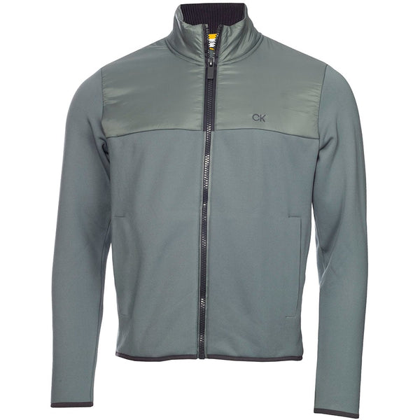 Calvin Klein Monte Full Zip Layering Jacket - Sage