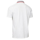 Calvin Klein Monterey Polo Shirt - White/Cardinal Red