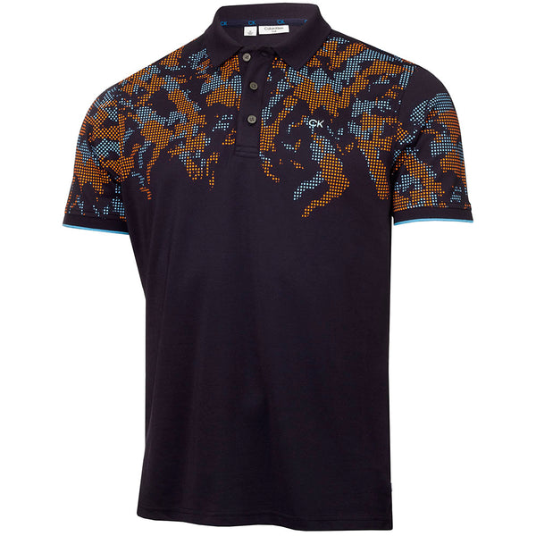 Calvin Klein Nashua Printed Polo Shirt - Navy