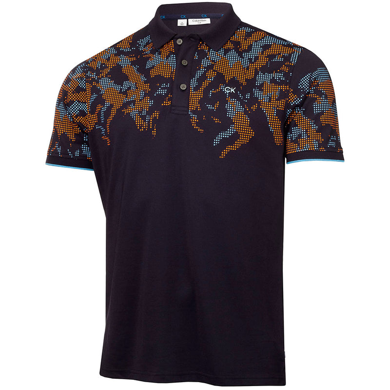 Calvin Klein Nashua Printed Polo Shirt - Navy