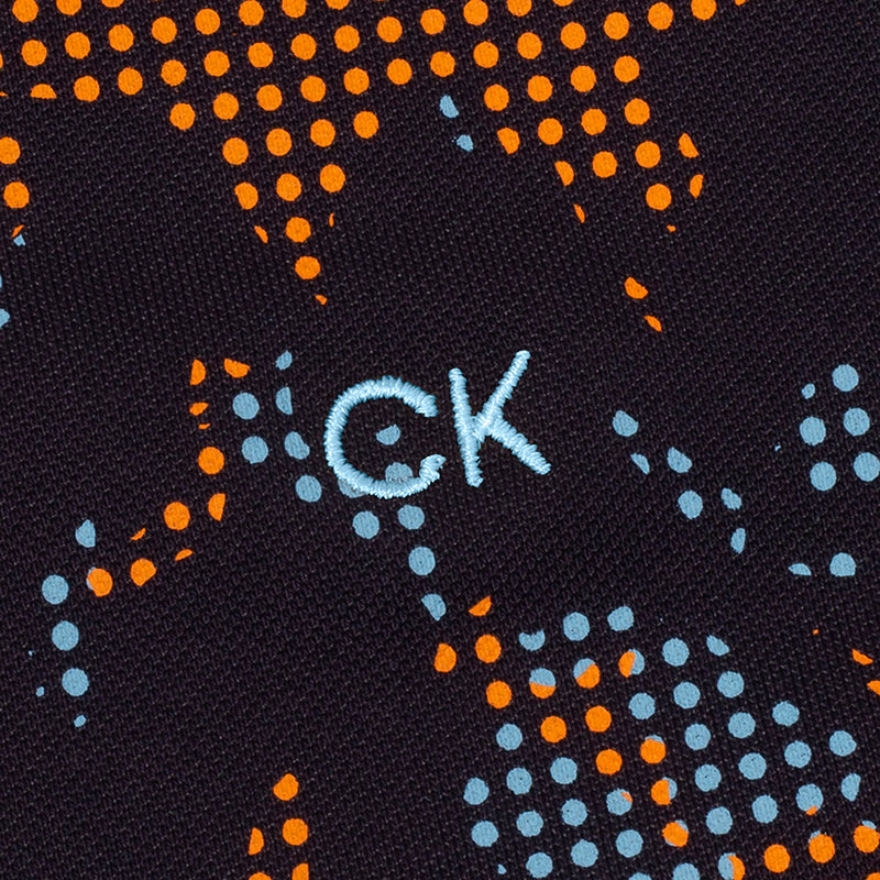 Calvin Klein Nashua Printed Polo Shirt - Navy
