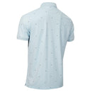 Calvin Klein Monogram Pique Polo Shirt - Artic Ice/Urban
