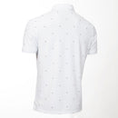 Calvin Klein Monogram Pique Polo Shirt - White/Black