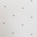 Calvin Klein Monogram Pique Polo Shirt - White/Black