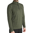 Calvin Klein Newport 1/2 Zip Pullover - Olive Green Marl