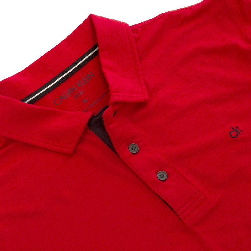 Calvin Klein Newport Polo Shirt - Power Red Marl