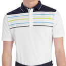 Calvin Klein Pacific Grove Polo Shirt - White/Navy