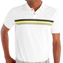 Calvin Klein Parker Polo Shirt - White/Acid Yellow