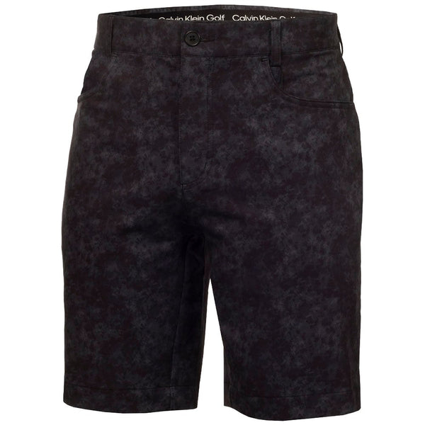 Calvin Klein Genius Printed Stretch Shorts - Black