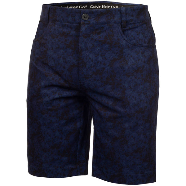 Calvin Klein Genius Printed Stretch Shorts - Navy