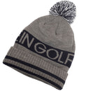 Calvin Klein Quadrant Pom Beanie - Grey Marl