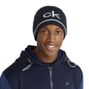 Calvin Klein React Reversible Beanie - Navy/White