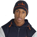 Calvin Klein React Reversible Beanie - Navy/Blaze