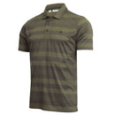 Calvin Klein Shadow Stripe Polo Shirt - Army Green Marl