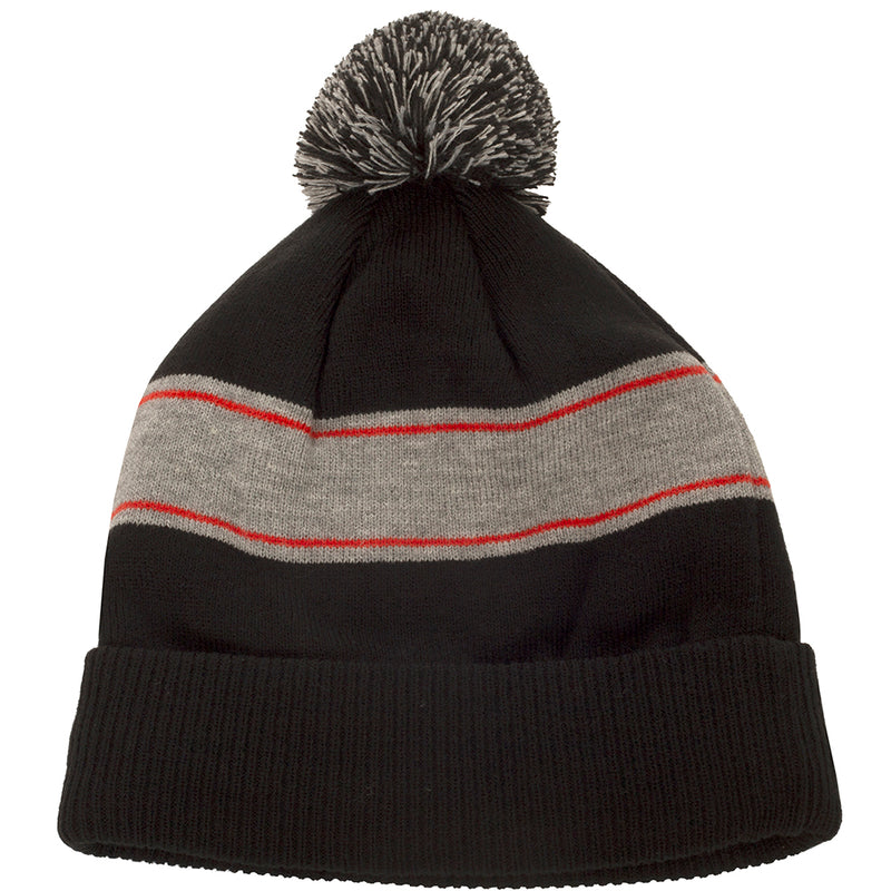 Calvin Klein Stripe Beanie - Black