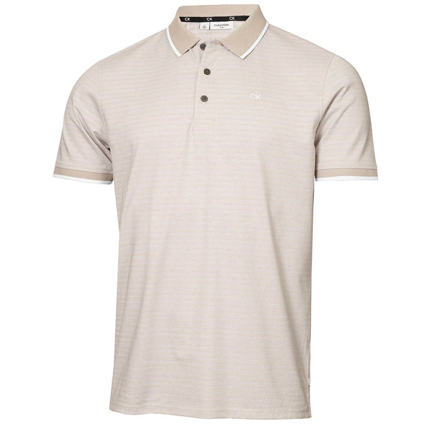 Calvin Klein Sudbury Polo Shirt - Pale Silver Marl