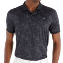 Calvin Klein Tie Dye Print Polo Shirt - Black