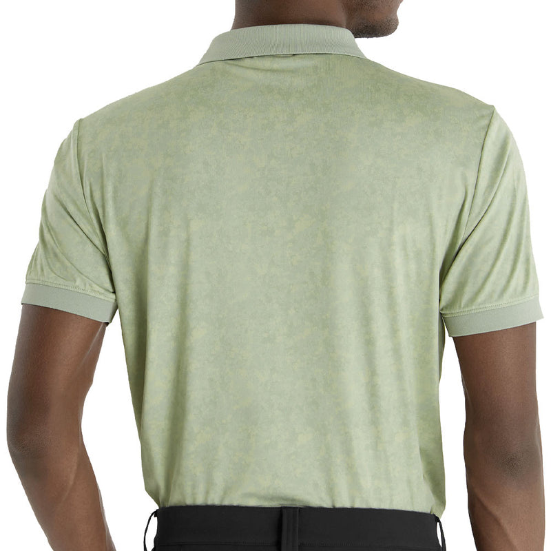 Calvin Klein Tie Dye Print Polo Shirt - Cameo Green
