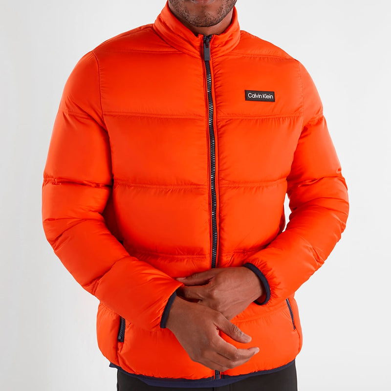 Orange calvin clearance klein jacket