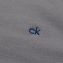 Calvin Klein Trinity Long Sleeve Polo Shirt - Grey Marl