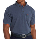 Calvin Klein Trinity Short Sleeve Polo Shirt - Navy Marl