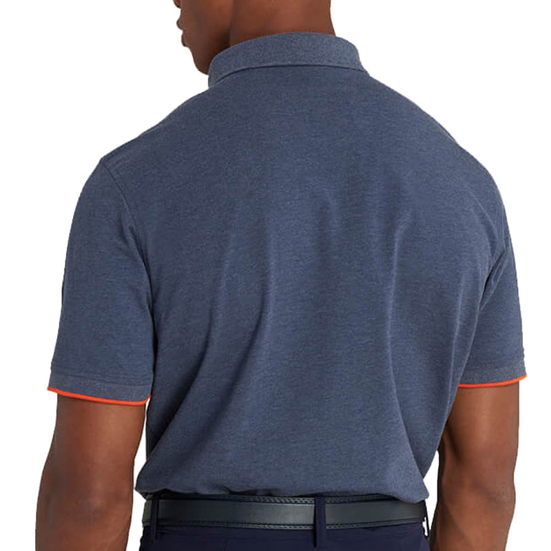 Calvin Klein Trinity Short Sleeve Polo Shirt - Navy Marl