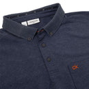 Calvin Klein Trinity Short Sleeve Polo Shirt - Navy Marl