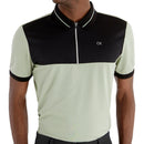 Calvin Klein Whitman Zipped Polo Shirt - Cameo Green