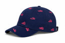 Nike Club Unstructured Golf Cap - College Navy/Hot Lava