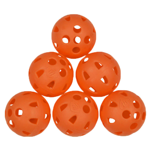 Masters Airflow XP Practice Balls (6 Pack) - Orange