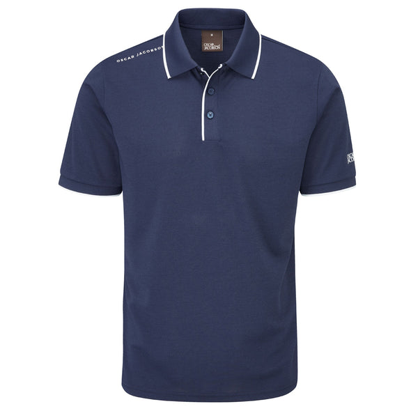 Oscar Jacobson Cooper Polo Shirt - Navy
