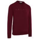 Callaway Legacy Crew Logo Sweater - Tibetan Red Heather