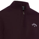 Callaway  1/4 Zip Blended Merino Odyssey Sweater - Dark Italian Plum
